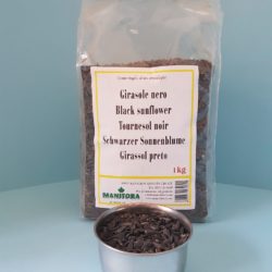 MANITOBA | Girasole piccolo nero (confezione da 1 kg)