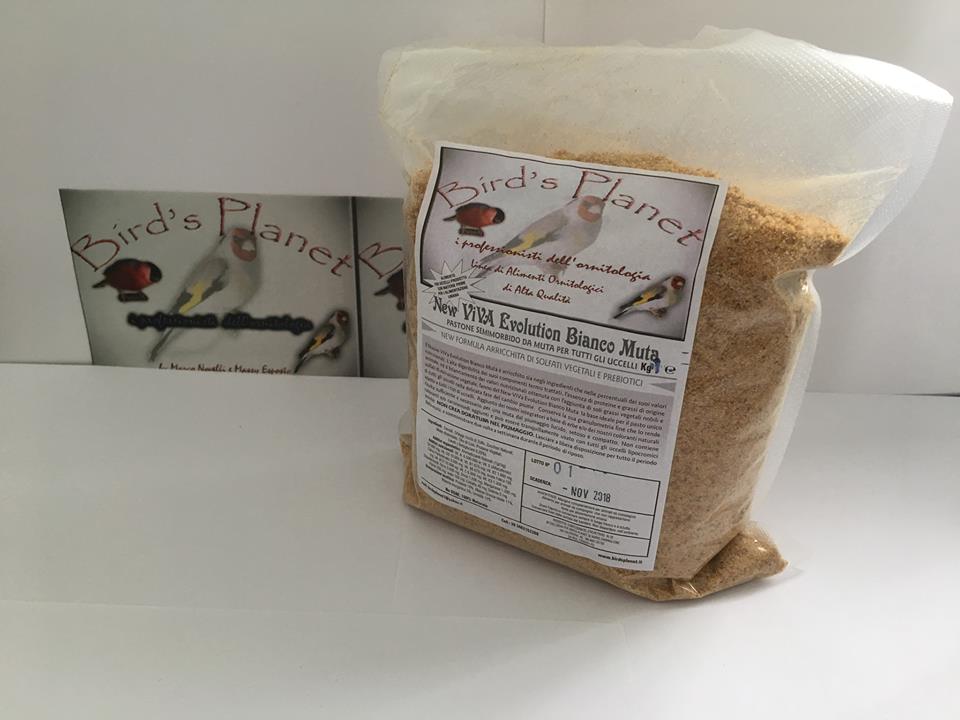 BIRD'S PLANET | Viva Bianco muta e riposo ( confezione da 5 kg )